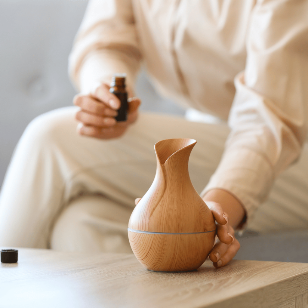 Diffuser met etherische olie